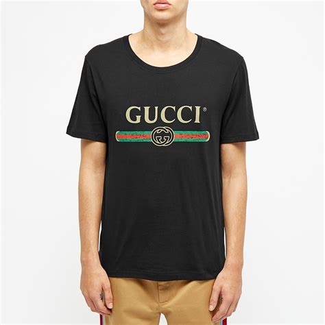 gucci logo cotton t shirt fake|gucci logo t shirt women's.